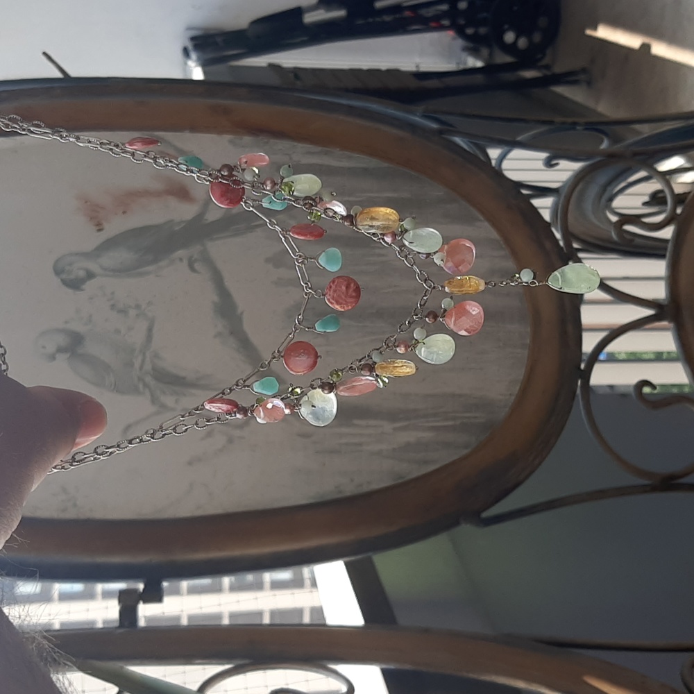 Vintage T. J. T. sterling necklace